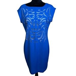 5 for 30 Marc NY Andrew Marc Cut Out Lined Shift Dress